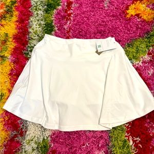 NWT JCREW White Skort